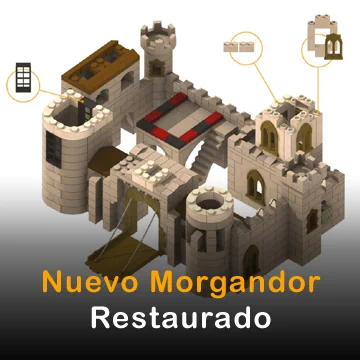 Instrucciones 3D del Exin Castillos Nuevo Morgandor Restaurado