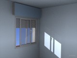 Blender 3D en JM Web - Ventana en habitación azul