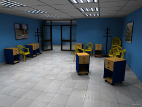 Blender 3D en JM Web - La sala azul
