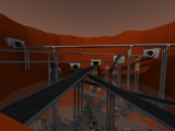 Blender 3D en JM Web - Cruce de puentes en cráter