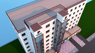 Dibujo 3D Edificio Atlántico 3