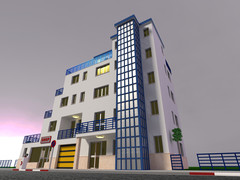 Dibujo 3D Edificio Shop 4