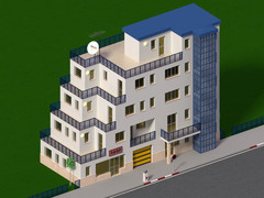Dibujo 3D Edificio Shop 6