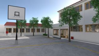 Colegio Vicente Espinel - Ronda en 3D - Años 80