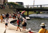 Fotos de la Expo 92 - Curro en moto acuática