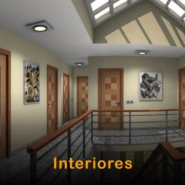 Galería de Interiores con Blender 3D