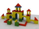 Blender 3D en JM Web - Castillo de bloques de madera