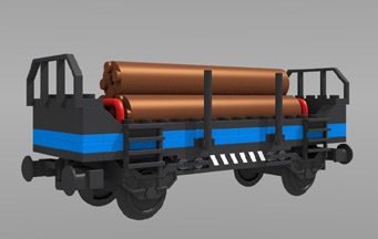 Blender 3D en JM Web - Vagón de tren de mercancías