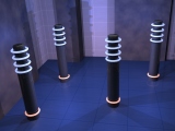 Blender 3D en JM Web - Sala con lámparas raras