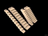Exin Castillos con Blender 3D en JM Web - Escaleras de losas