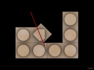 Inventando piezas de Exin Castillos - Eje de simetría de las piezas octogonales de once puntos