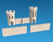 Inventando piezas de Exin Castillos - Mejoras superficiales usando bloques específicos 1x1 en las torres