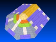 Inventando piezas de Exin Castillos - Tejado octogonal en el extremo de un edificio