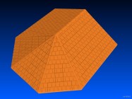 Inventando piezas de Exin Castillos - Tejado octogonal en el extremo de un edificio