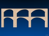 Inventando arcos para Exin Castillos - Semi-arcos diferentes combinados forman arcos asimétricos