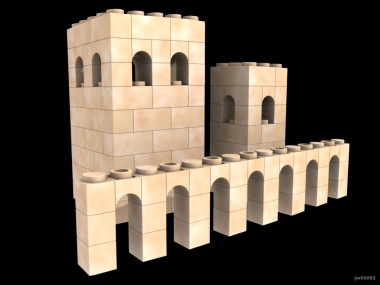 Inventando piezas de Exin Castillos - Los microarcos permitirían situar arcos muy próximos y encadenados