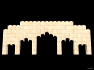Inventando piezas de Exin Castillos - Arcos lobulados construidos con microarcos. Sería bueno disponer de ladrillos 3x1