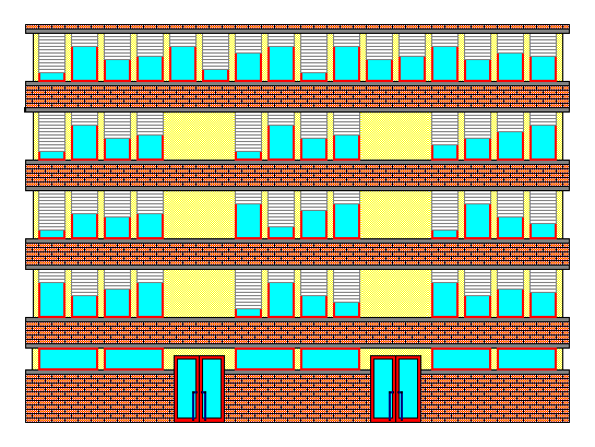 Bloques de Pisos II 15 - Pixel Art 16 Colores