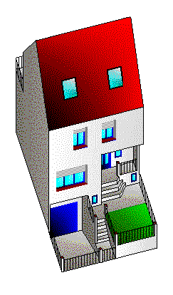 Casas 5 - Pixel Art 16 Colores