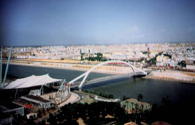 Fotos de la Expo 92 - Puente de la Barqueta