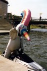 Fotos de la Expo 92 - Curro en moto acuática