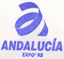Sello del Pabellón de Andalucía en la Expo 92